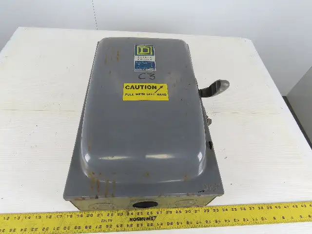 Square D HU364 200A 600V Single Throw Disconnect Safety Switch Disconnect