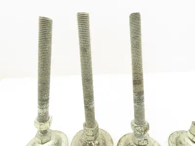 Adjustable Machine Leveling Feet 7" M16-2.0 Thread Set of 4