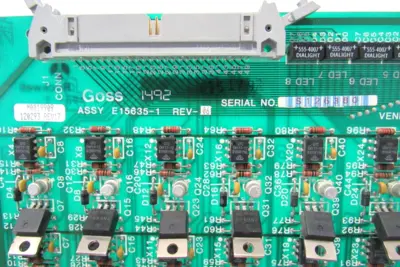 USED GOSS E15635-1 PC BOARD E156351