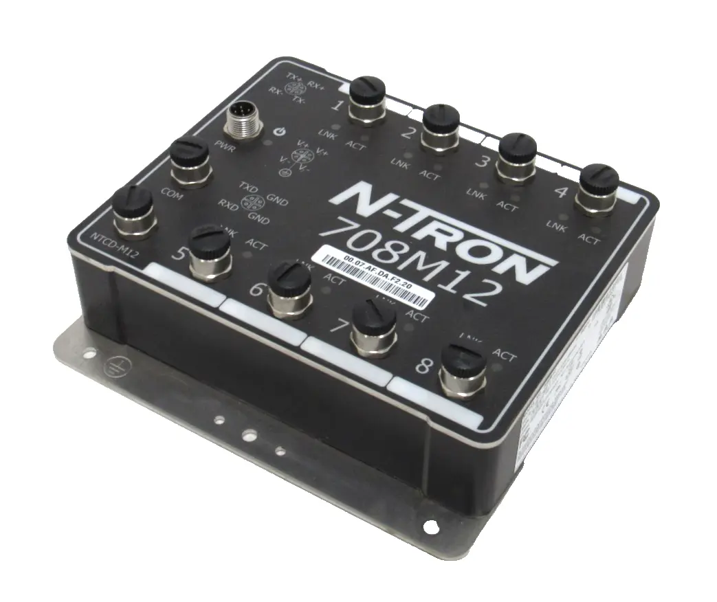 NEW RED LION CONTROLS 708M12 ETHERNET SWITCH