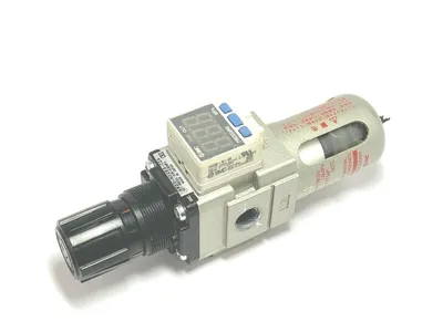USED SMC PNEUMATIC FILTER AND SWITCH