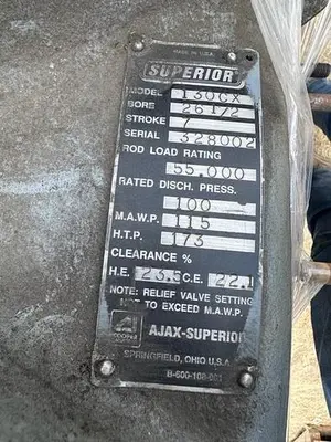 USED WHITE SUPERIOR 130CX