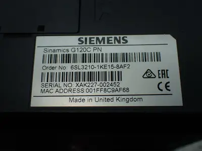 USED SIEMENS 6SL32101KE158AF2