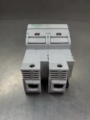 USED Littelfuse LFPSJ-ID FUSE HOLDER, 2 POLE, 30A, 600V.