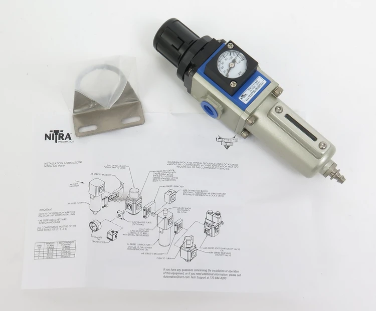New | in-Stock Nitra Pneumatics AFR-2233-MD Air Pressure Regulators California US | ANACAPA EQUIPMENT BROKERS, INC #1480482