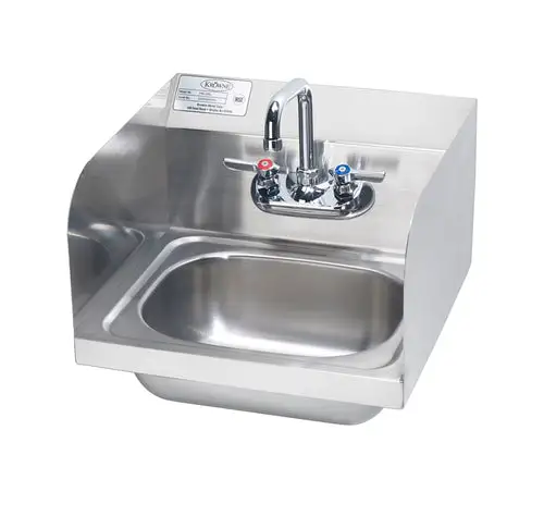 Krowne HS-26L Wall Mount Commercial Hand Sink w/ 14"L x 10"W x 6"D Bowl, Gooseneck Faucet