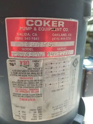 Franklin Electric Model 1313460106, Coker Pump & Equipment T37G51-1/4-AB-3.25