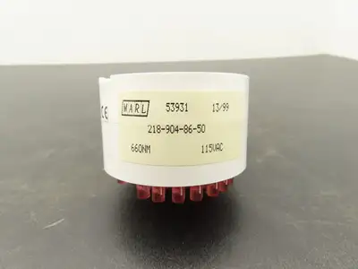 Marl 218-904-86-50 Multi-LED Cluster Red Right Angle E26 Low Intensity Lot of 10