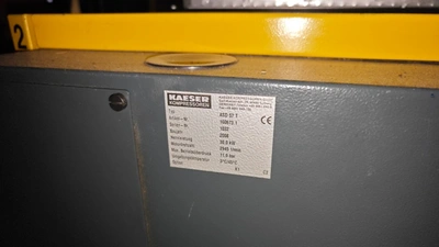 KAESER Rotary Screw Compressors, 2× in very good used condition, PRICE FOR PAIR