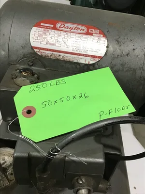 USED DAYTON SPEEDAIRE 3Z582