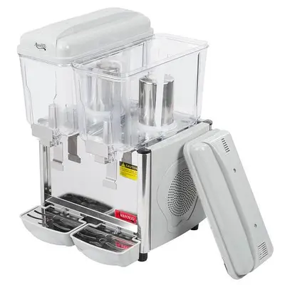 Double 3 Gallon Bowl Refrigerated Beverage Dispenser