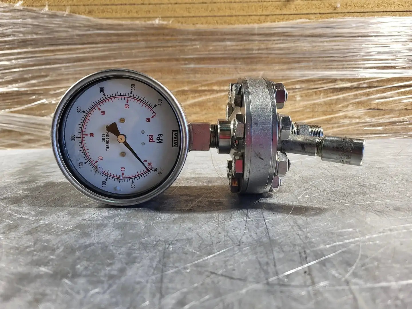 Pressure Gauge w/ Diaphragm Seal