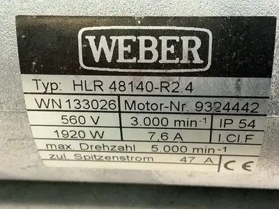 Used 2017 WEBER HLR 48140R2.4 Motors (misc) Ohio US | HGR 24 #1548076