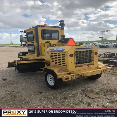 Used 2012 SUPERIOR BROOM DT80J Street Sweeper Louisiana US | Proxy Equipment #1384920
