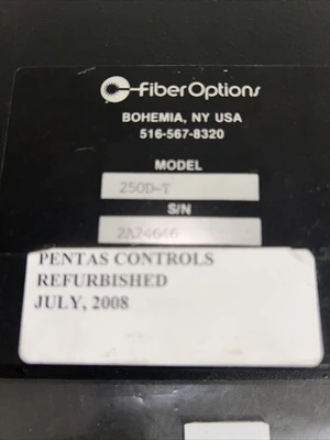 USED FIBER OPTIONS 250D-T/2B3X