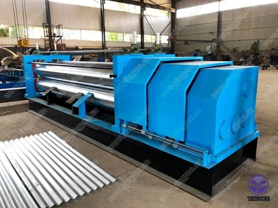 Barrel Corrugation Roof Sheet Roll Forming Machine in China