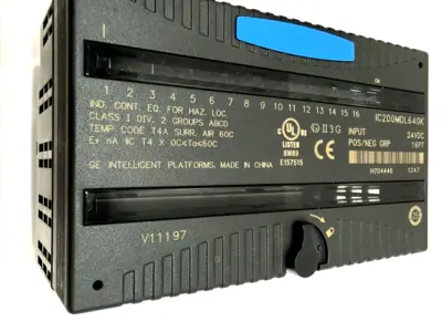 NEW GE FANUC IC200MDL640K INPUT MODULE VERSAMAX 24VDC 16PT