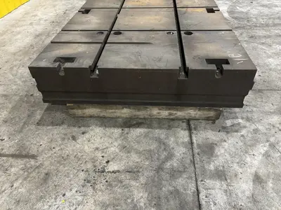 60" X 90.5" X 13" T SLOTTED FLOOR PLATE: STOCK 11835