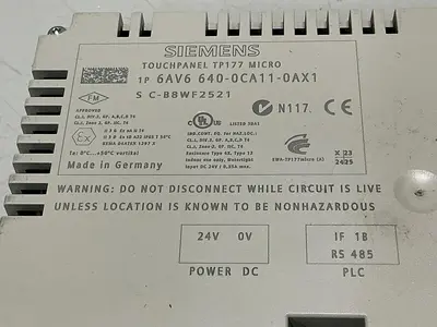 USED SIEMENS 6AV6 640-0CA11-0AX1