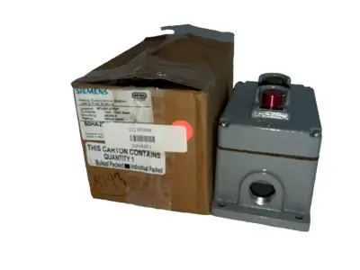 NEW SIEMENS 50HA2E1 CONTROL STATION W/PUSHBUTTON