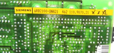 USED SIEMENS 6RB2-100-0NA21 CONTROL BOARD 6RB21000NA21