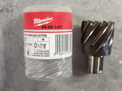 Annular Cutter 1-7/16" 1-3/8" 1-1/8" (Set of 3) 49-59-1437/2138/2113