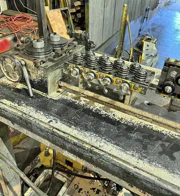 Tube Straightener and Cut-Off Machine, Komo Machine