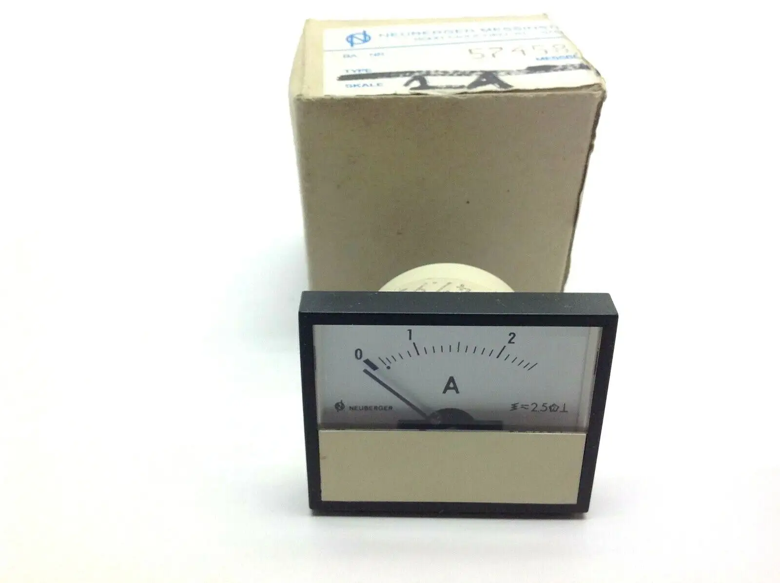 New | in-Stock Neuberger Panel Ammeter 2.5A 57458/02 Meters - Misc Michigan US | Maverick Industrial Sales #1397603
