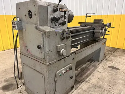 14" x 40" MILLPORT MODEL #1440 GAP BED ENGINE LATHE, 1-9/16" HOLE: STOCK #21728