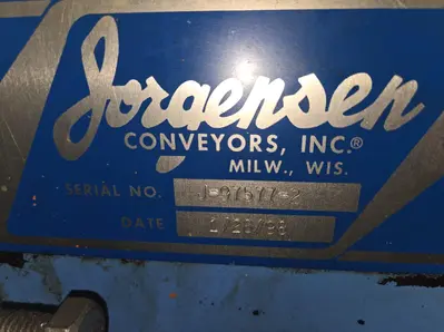 Used JORGENSEN N/A Chip Conveyors Ohio US | G-2000, Inc. #1488004
