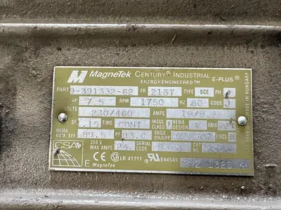 USED MAGNETEK 9-391332-62