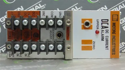 Moore Industries DCA/4-20MA/SH1/24DC-AD DC Current Alarm Module Used