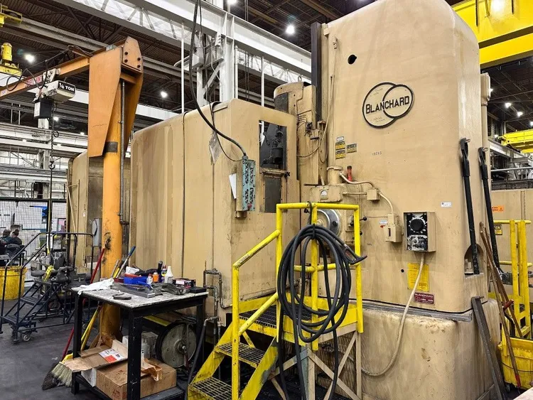 Used 1981 BLANCHARD 100" GEARED HEAD ROTARY SURFACE GRINDER Rotary Surface Grinders Tennessee US | Timco, Inc. #1411999
