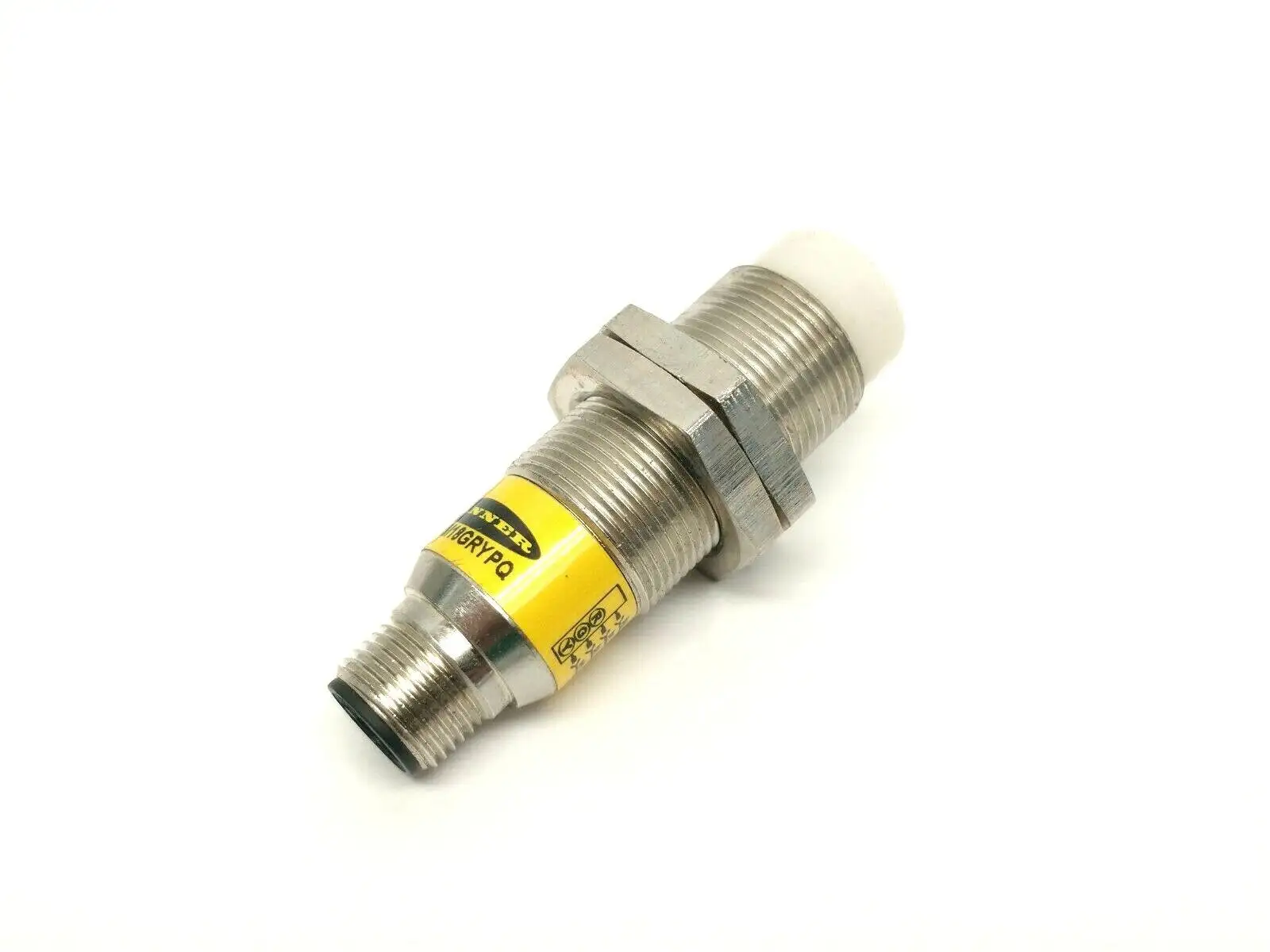 M18GRYPQ | Banner  EZ-LIGHT 18mm 3-Color General Purpose Indicator M12 4-Pin 74039 - Used