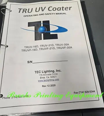 USED TEC LIGHTING TRUV-16D