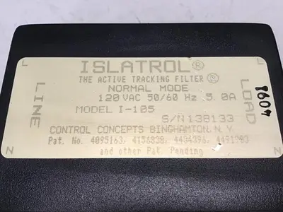 USED ISLATROL I-105