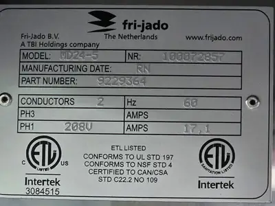 New | in-Stock Fri Jado Old Stock Fri-Jado MD24-5 Heated 5 Shelf Grab N Go Self Service Merchandiser 208V Heated Cabinets & Displays Illinois US | Falcon Restaurant Supply #1374942