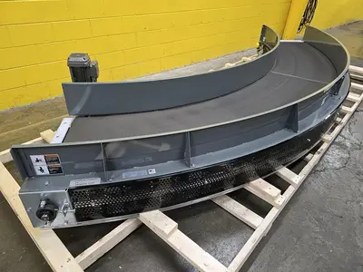 Used 2019 TRANSNORM BELTED CURVE CONVEYOR Belt Conveyors Wisconsin US | Packer City Sales #1297936
