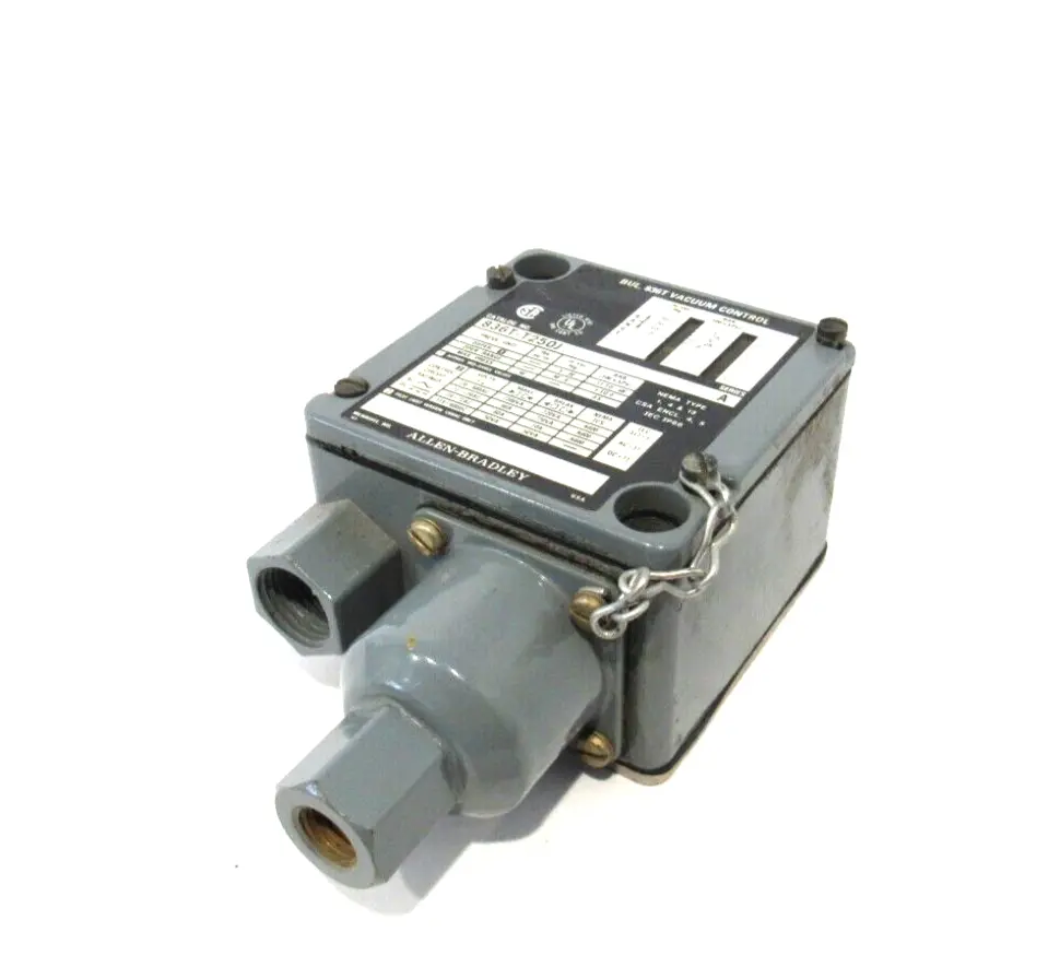 836T-T250J PRESSURE SWITCH PRE-OWNED UNUSED SURPLUS SER.A 836TT250J