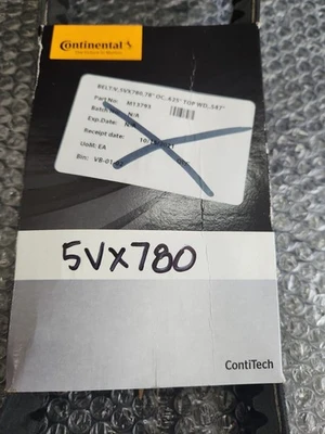 New | in-Stock CONTINENTAL 5VX780 Belts Indiana US | J&J Industrial Supply #515194