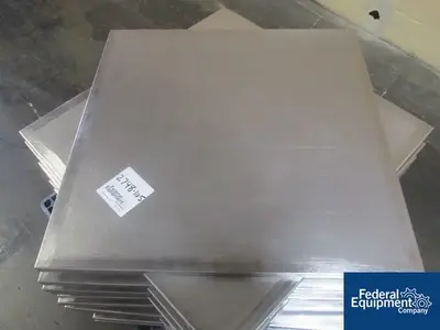Unknown 24 Stainless Steel Perforated Trays.