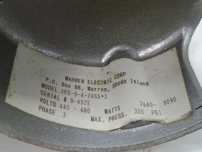 New | in-Stock WARREN ELECTRIC _UNKNOWN_ HVAC Parts and Equipment | OCO Industrial #1669135