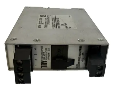 USED MOORE IND. TRY/PRG/4-20MA/10-42DC TEMPERATURE TRANSMITTER TRYPRG420MA1042DC