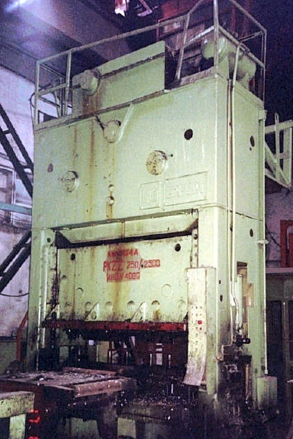Used 1982 ERFURT PKZZ-250T Straight Side Presses Pennsylvania US | Hadanich Machine #1443575