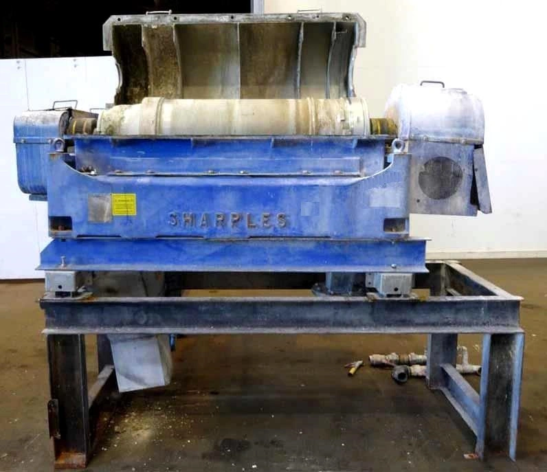 (2) Sharples P3400 Super-D-Canter centrifuges, 316SS.