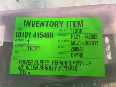 Used ALLENBRADLEY 1771P4S PLC Power Supplies Ohio US | HGR 24 #1763067