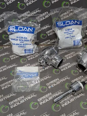 Sloan Regal 186-1 YB Flushometer Urinal Flush Assembly w Para-Flow Diaphragm New NIB