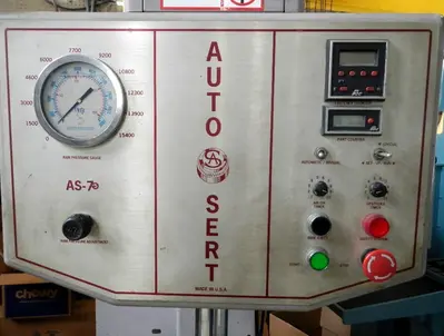 7.5 TON AUTO SERT MODEL AS-7.5 INSERTION PRESS