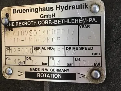 USED REXROTH A10VS140DFPI/31P-PKD62K05 S0355