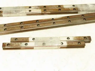AMT Linear Rail Guide Carriage 3/4" Wide Pairs of 11" 19" 56.75" Long